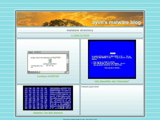 pages/malware screenshot