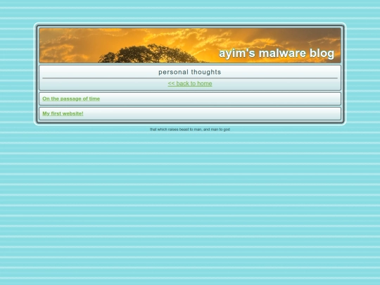pages/personal screenshot