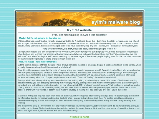 personal/myfirstwebsite screenshot