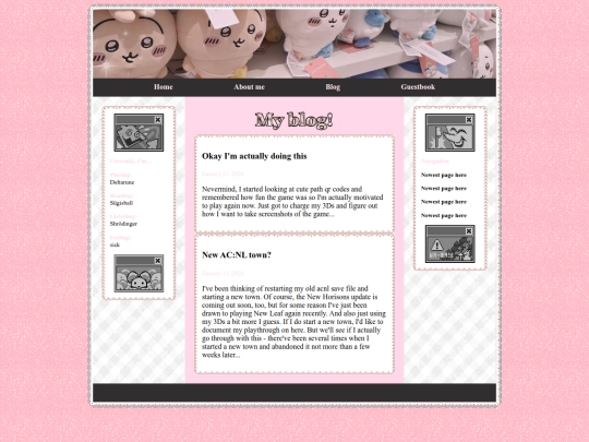 blog screenshot