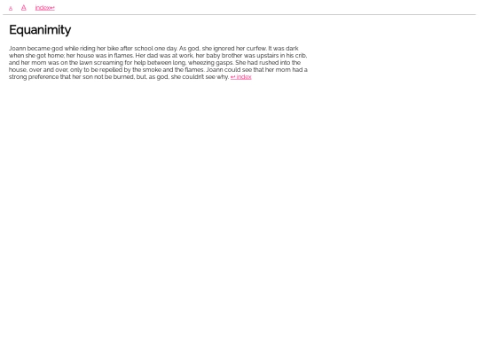 short-stories/equanimity screenshot
