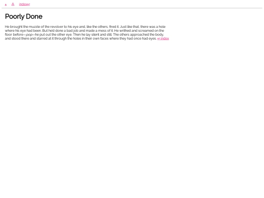 short-stories/poorly-done screenshot