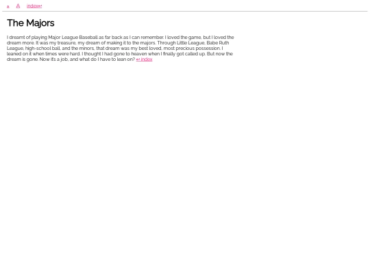 short-stories/the-majors screenshot