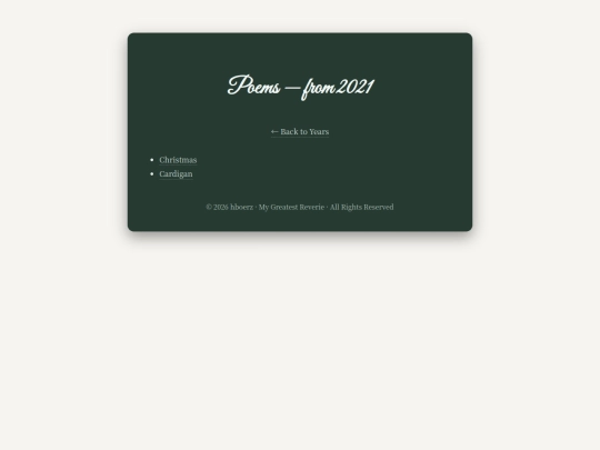 poems-2021 screenshot