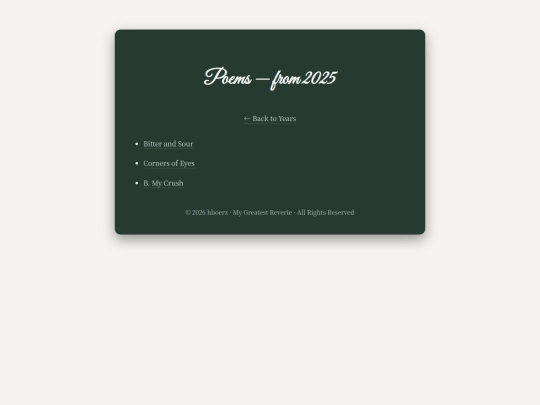 poems-2025 screenshot