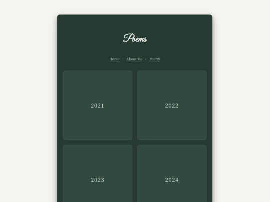 poems screenshot