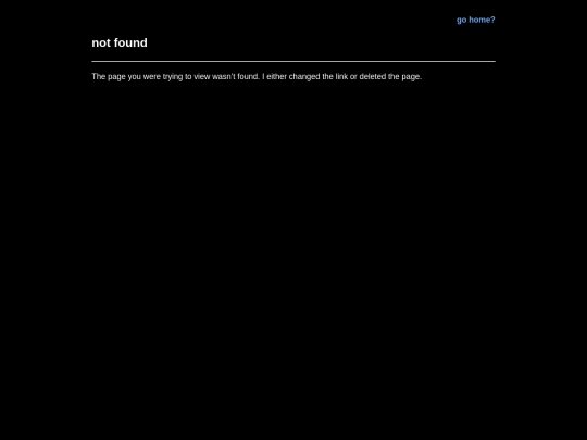 not_found screenshot