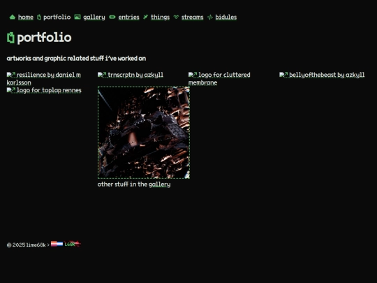 portfolio screenshot