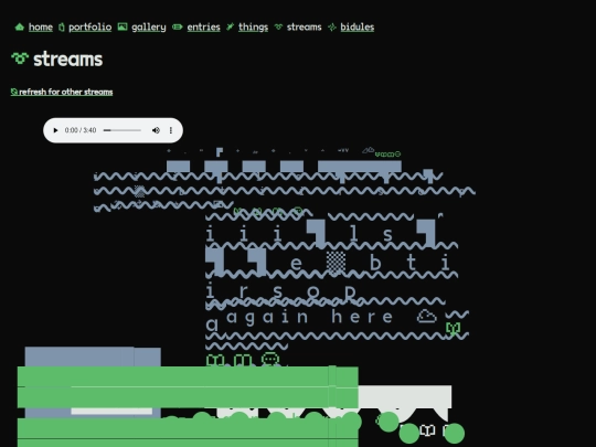 streams screenshot