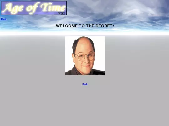 Secret /secretpage screenshot