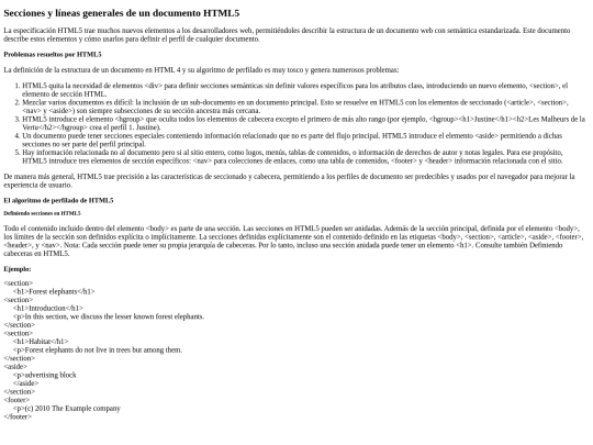 seccionesylineas screenshot