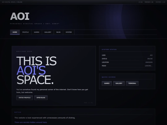 index screenshot