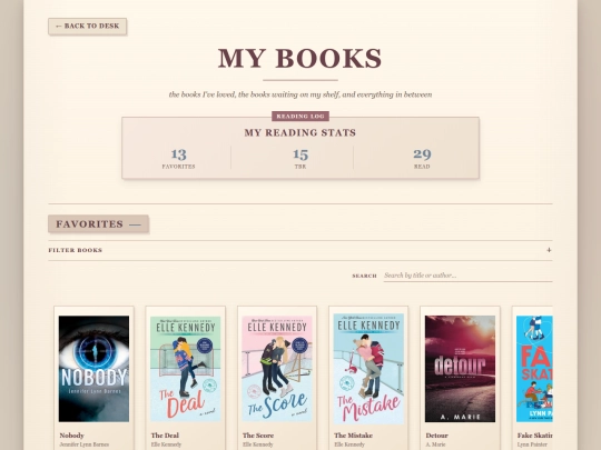 books screenshot