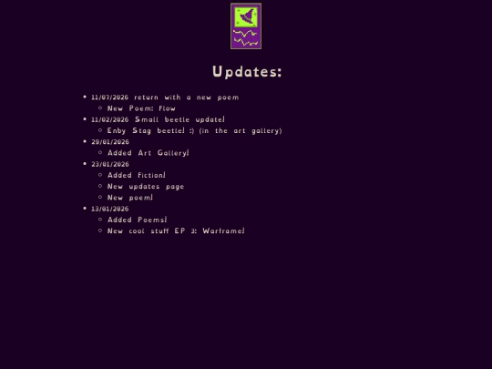 Website/Pages/Information_Pages/updates screenshot