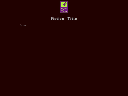Website/Templates/fiction_template screenshot