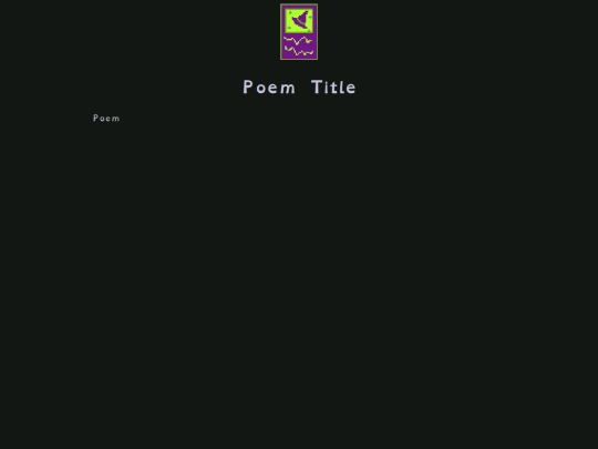 Website/Templates/poem_template screenshot