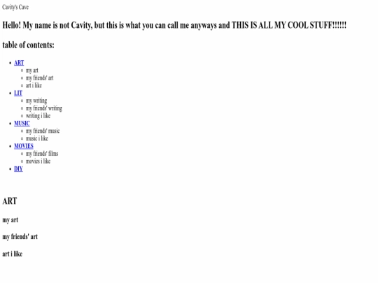index screenshot