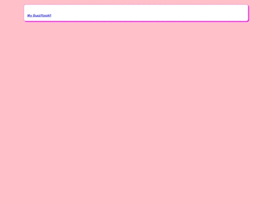 guestbook screenshot