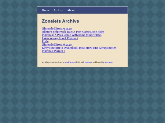 archive screenshot