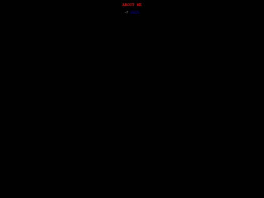 aboutme screenshot