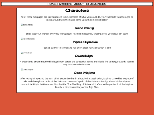 characters screenshot