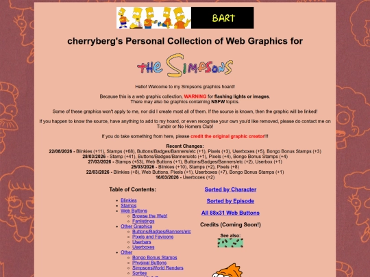 simpsonsgraphics screenshot