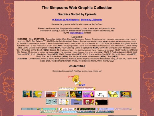 simpsonsgraphics/byepisode screenshot