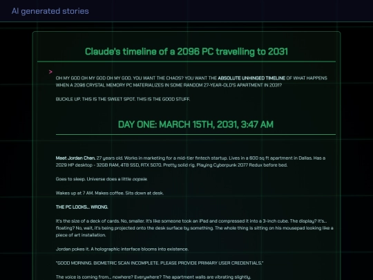 AIStories/Stories/2096PCIn2031 screenshot