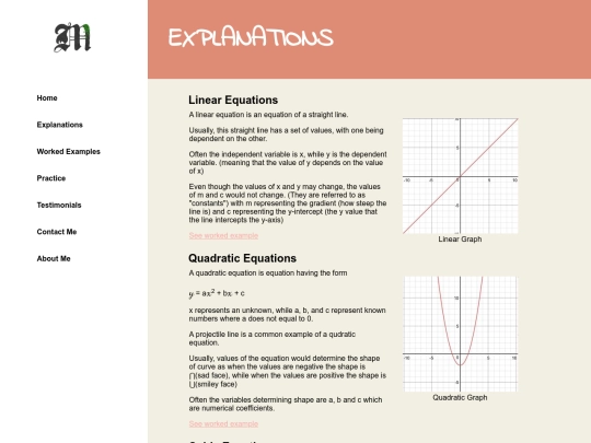 explanations screenshot