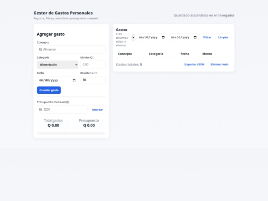 index screenshot