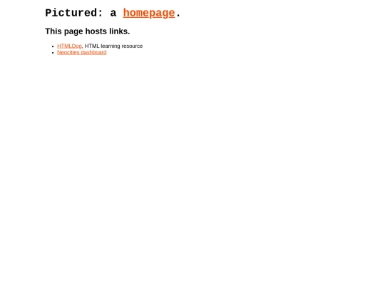 links screenshot