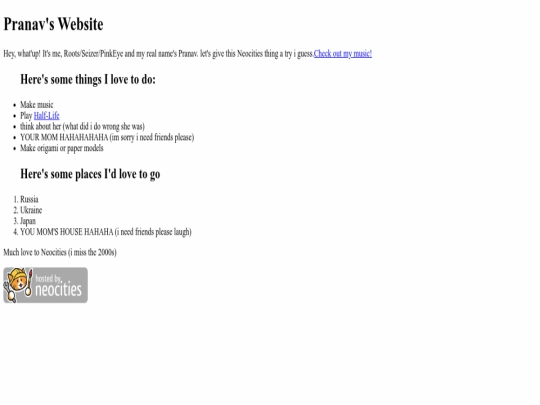index screenshot