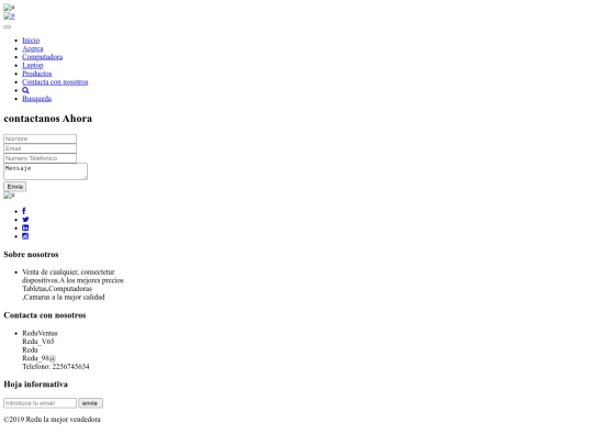 actividad/contact screenshot