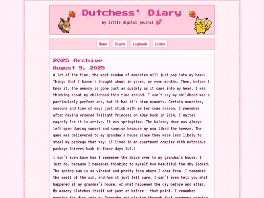 diary-2025 screenshot