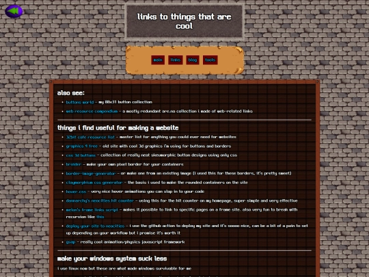 castle/links screenshot