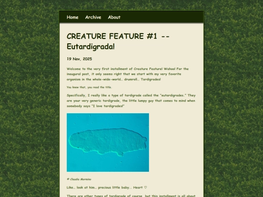 posts/2025-11-19-Creature-Feature-Eutardigrada screenshot