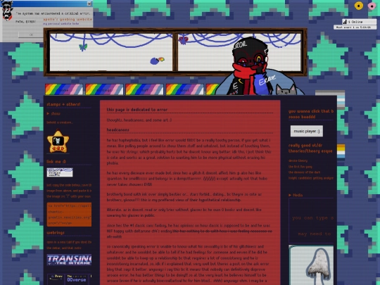 error screenshot