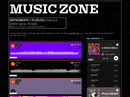 zones/musiczone/main screenshot