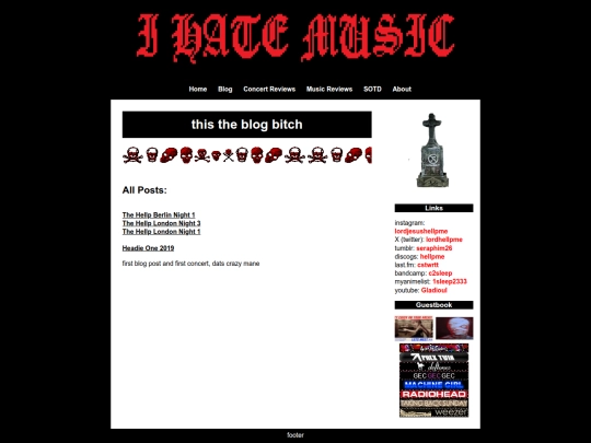 blog screenshot