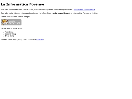 index screenshot