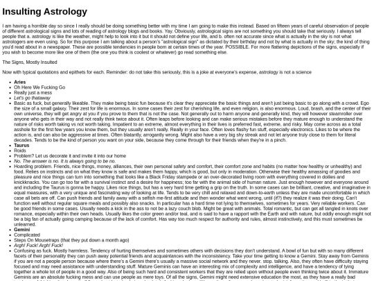 astrosigns screenshot