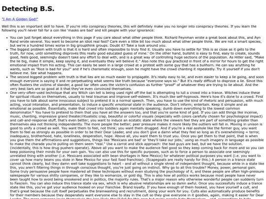 detectingbs screenshot