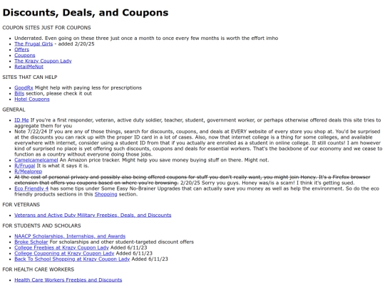 discountsdealsandcoupons screenshot