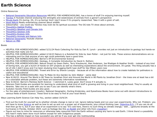 earthscience screenshot