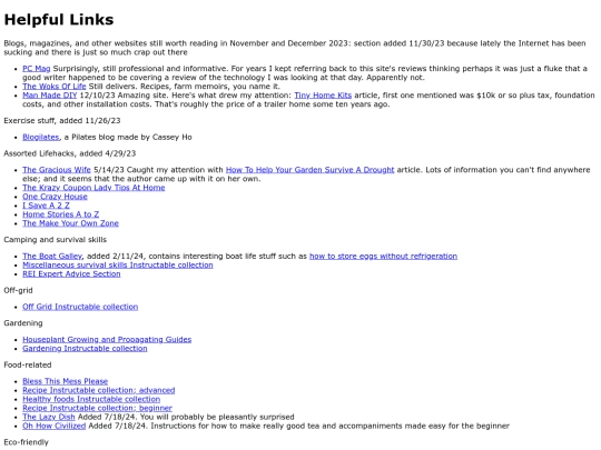 helpfullinks screenshot