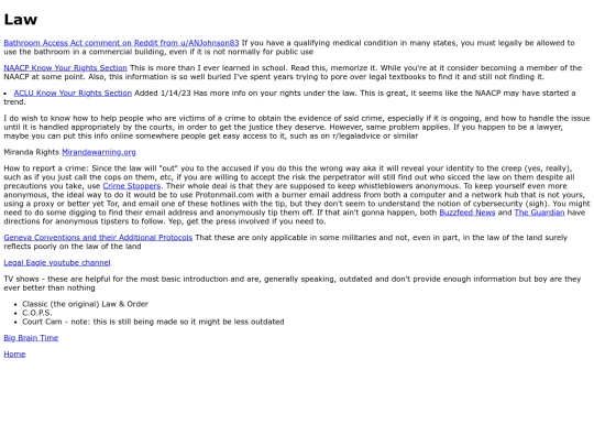 law screenshot