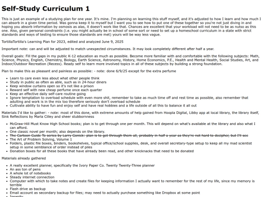 selfstudycurriculum1 screenshot