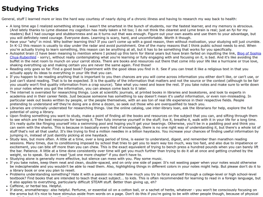 studyingtricks screenshot