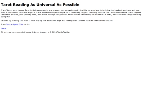 tarotreading screenshot