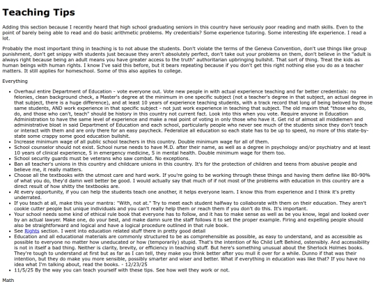 teachingtips screenshot